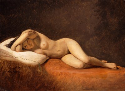 Modelo descansando de Constantin Hansen